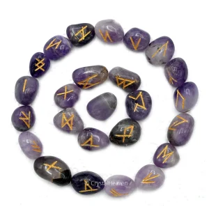 Amethyst Rune Stones Set
