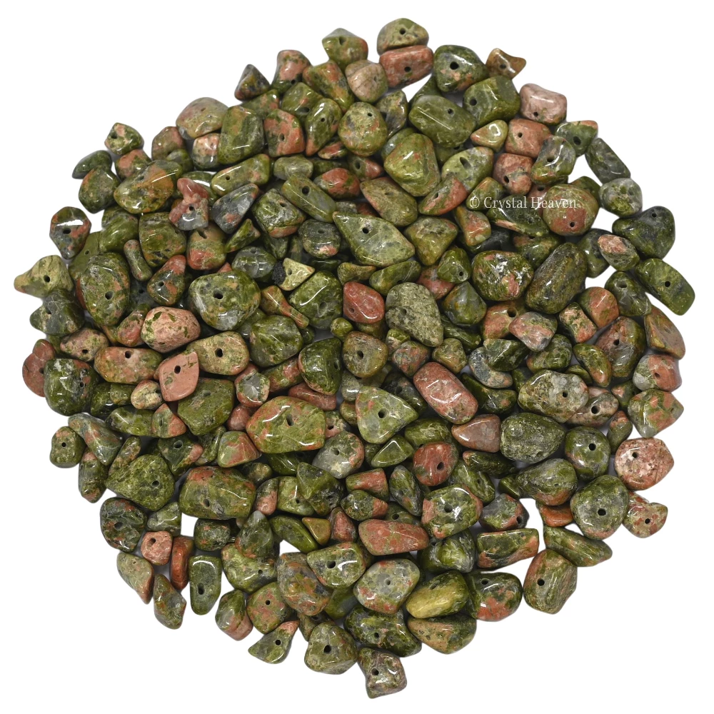 Unakite Chips - Pre Drilled - Image 3