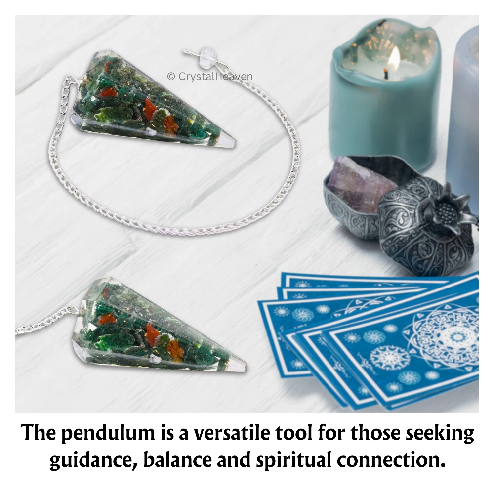 Bloodstone Crystal Orgone Pendulum - Image 6