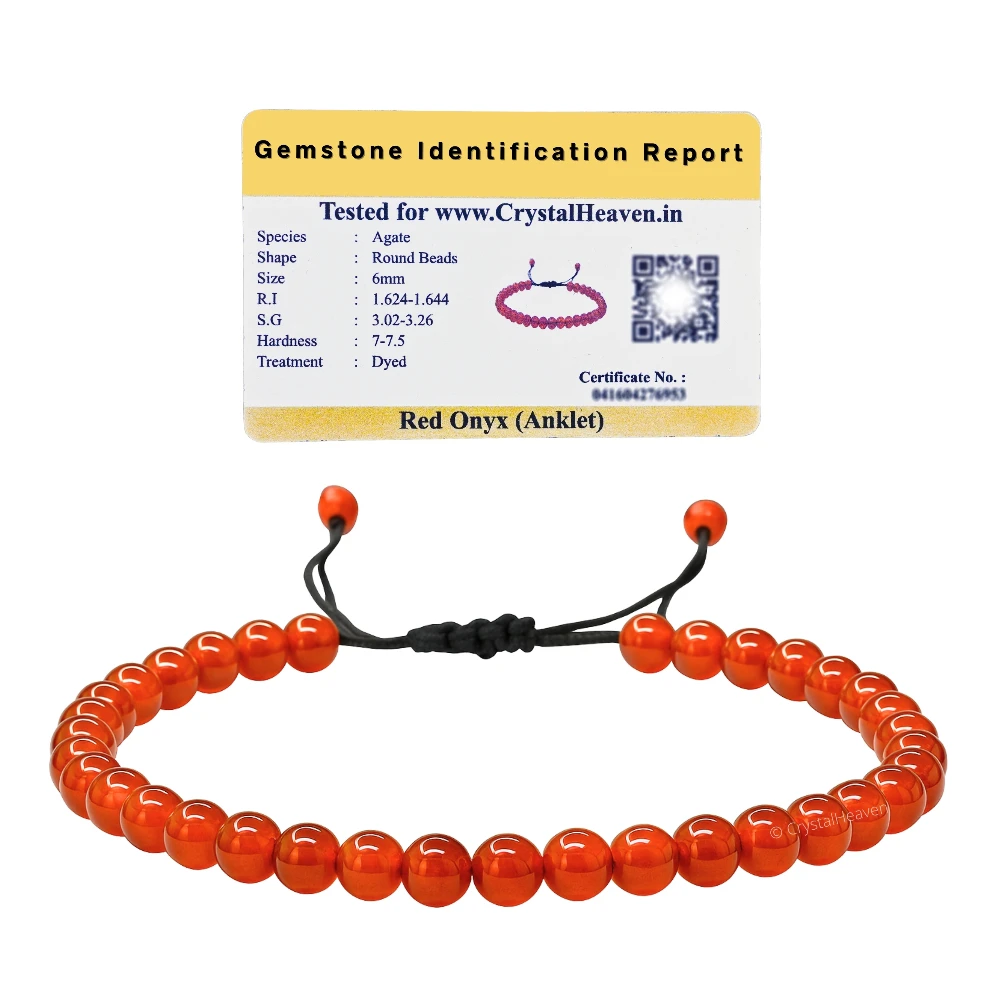 Carnelian Anklet (Without Knot) - Image 2
