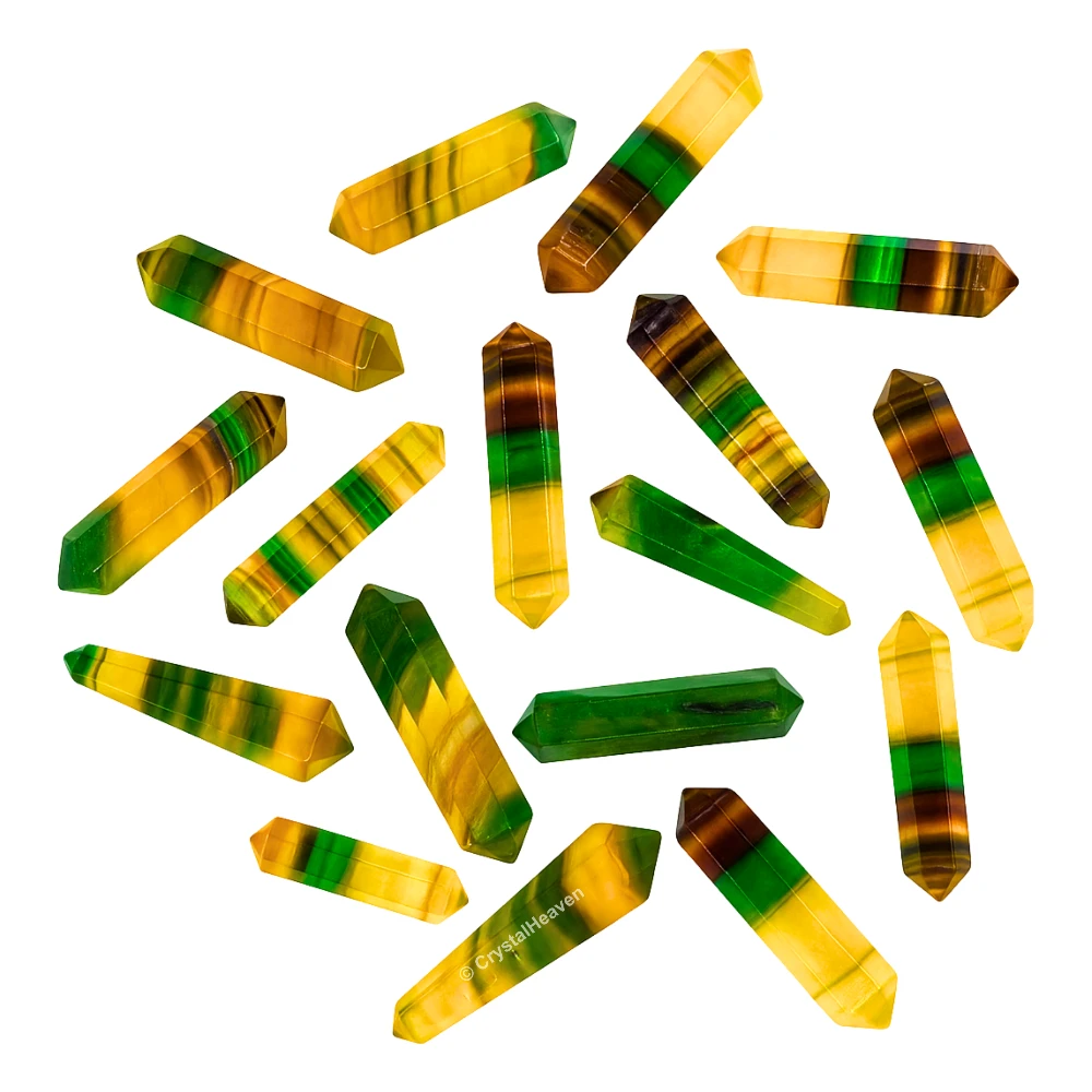 Yellow Aventurine Pencil Points (Double Terminated) (Set of 3) - Image 9