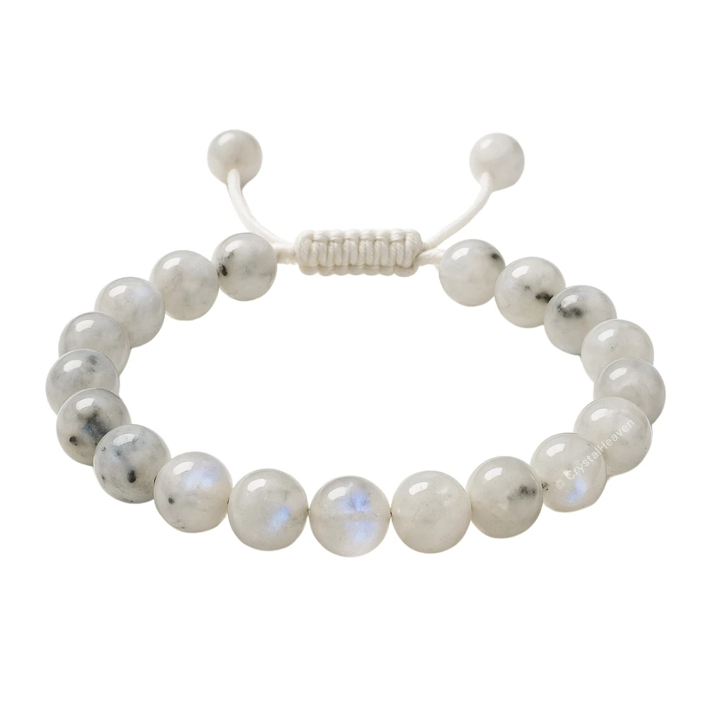 Blue Cats Eye Healing Crystal Bracelets - 6mm Beads (Adjustable) - Image 10