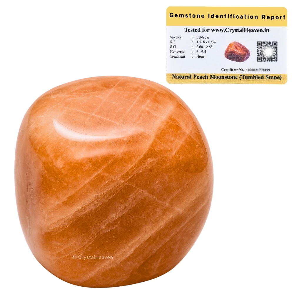 Tumbled Peach Moonstone Stones (30 Gram) - Image 2