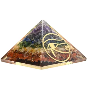 7 Chakra Orgone Pyramid (Horus Eye)
