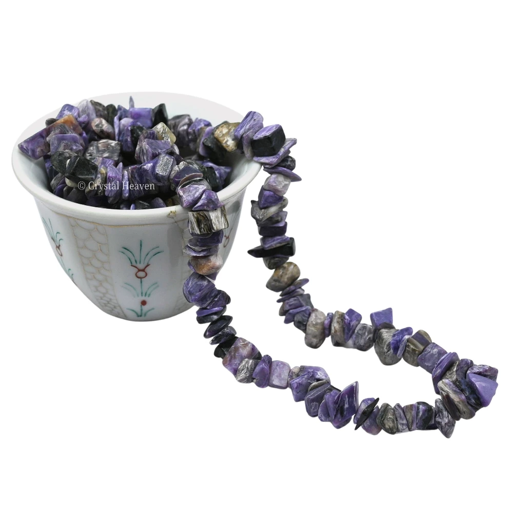 Charoite Chips - Pre Drilled - Image 2