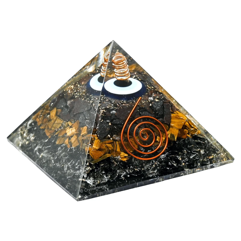 Ultimate Protection Crystal Orgone Pyramid for Car - 70 mm