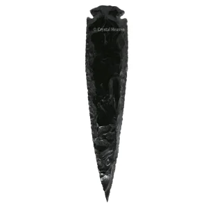 Black Obsidian Arrowhead - 8" to 9"
