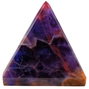 Amethyst Chevron Pyramid (1.5 Inch)