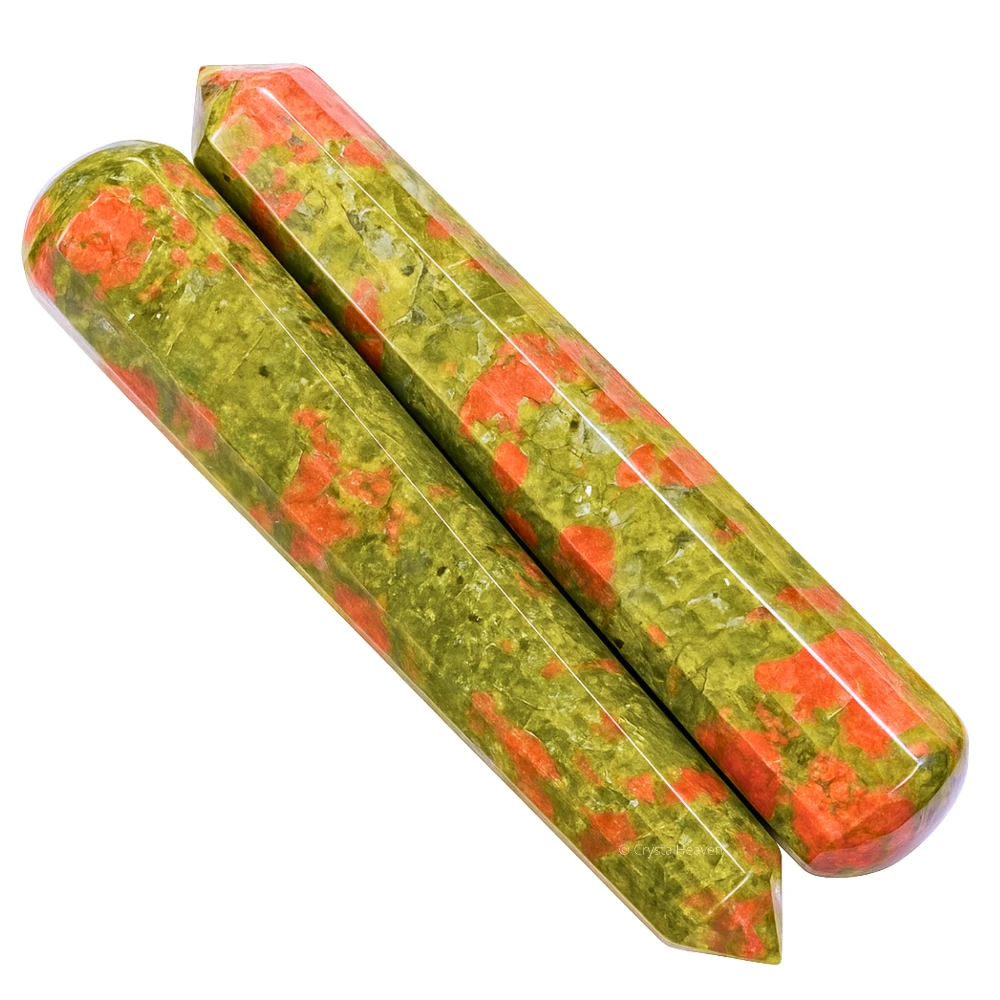 Unakite Wand (Faceted) - Image 3