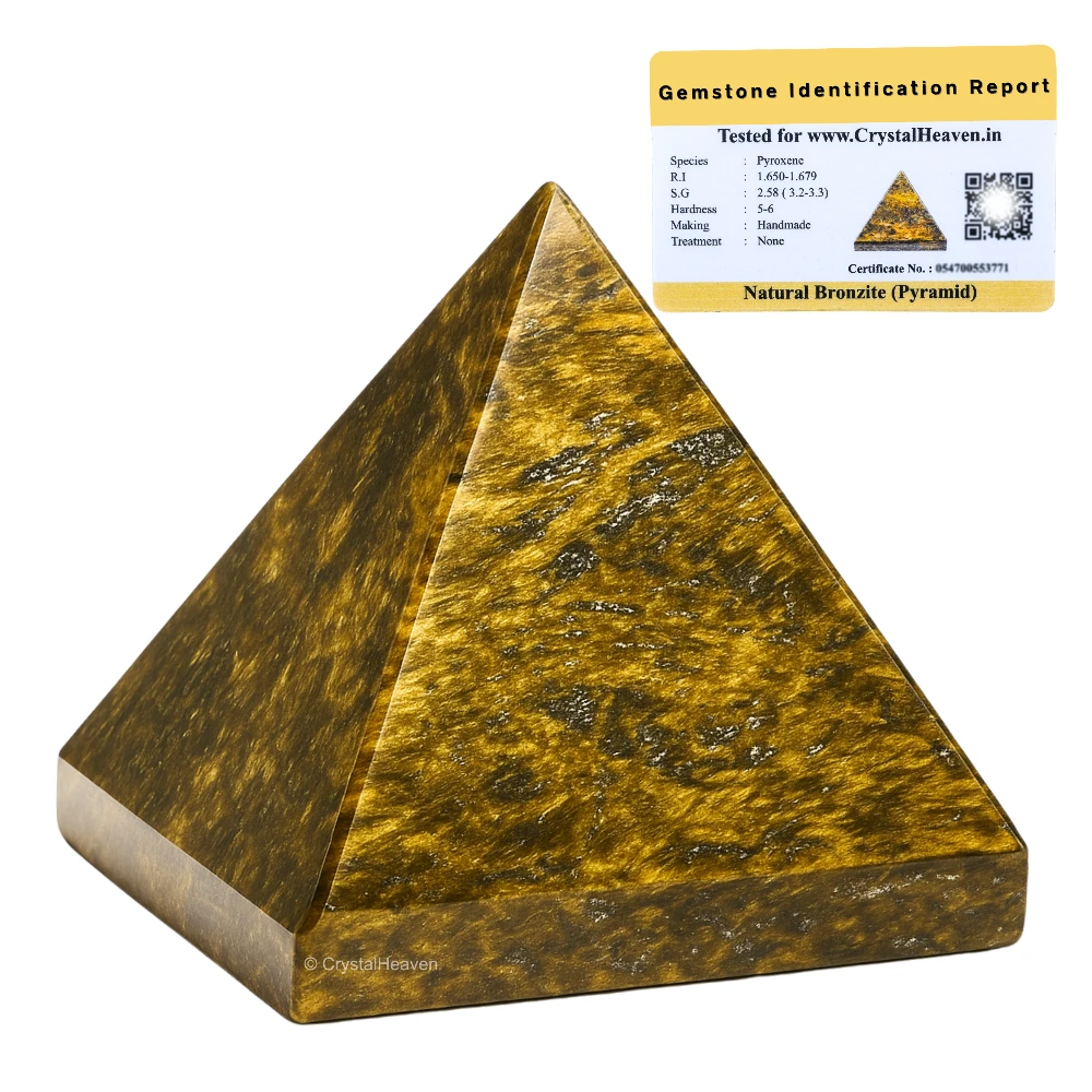 Bronzite Pyramid (1.5 Inch) - Image 2
