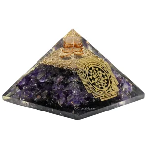 Amethyst Orgone Pyramid (Shriyantra)