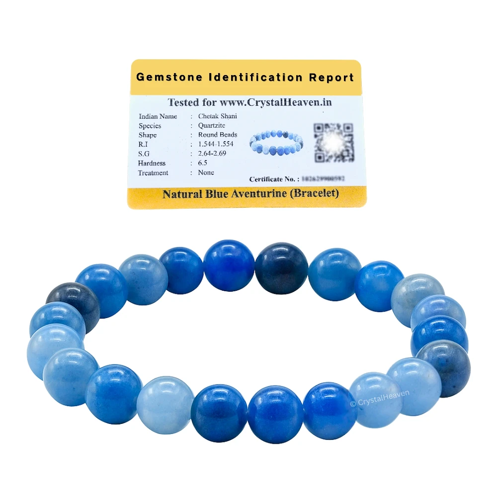 Blue Aventurine Bracelet (Elastic) - Image 2
