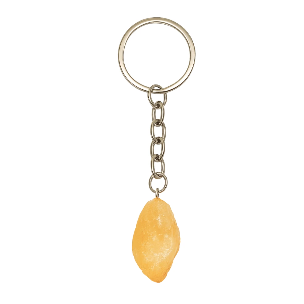 Yellow Aventurine Crystal Keychain (Raw)