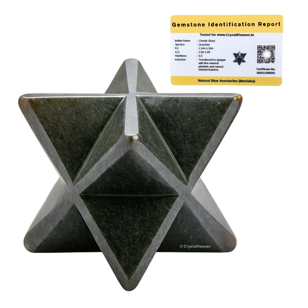 Blue Aventurine Crystal Merkaba (35-45 mm) - Image 2