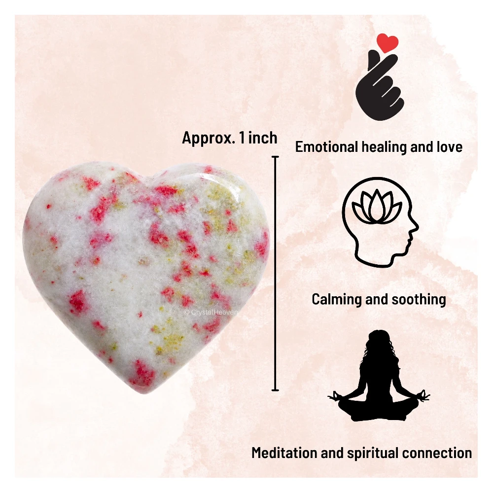 Cinnabarite Mini Heart (Pack of 2) - Image 3