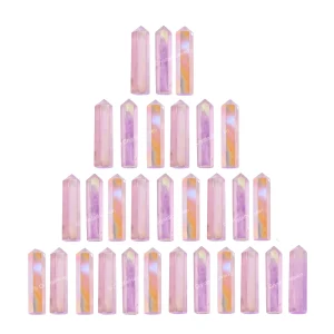 Angel Aura Rose Quartz Pencil Points (Set of 3)