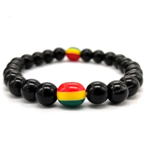 Triple Combination and Black Obsidian Bracelet