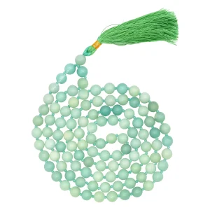 Amazonite Japa Mala (Hand Knotted)