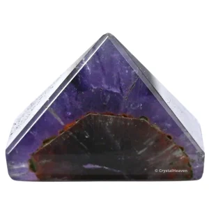 Amethyst Chevron Pyramid (1 Inch)