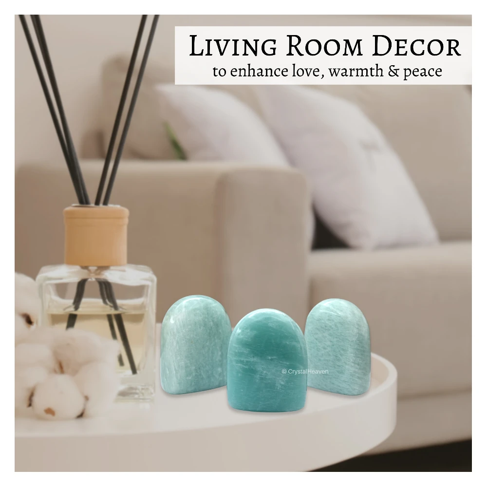 Amazonite Standing Palm Stone (Large) - Image 6