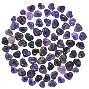 Amethyst Mini Heart - 15 mm (Pack of 10)