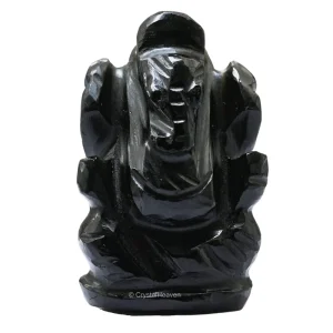 Black Agate Crystal Ganesh Ganpati