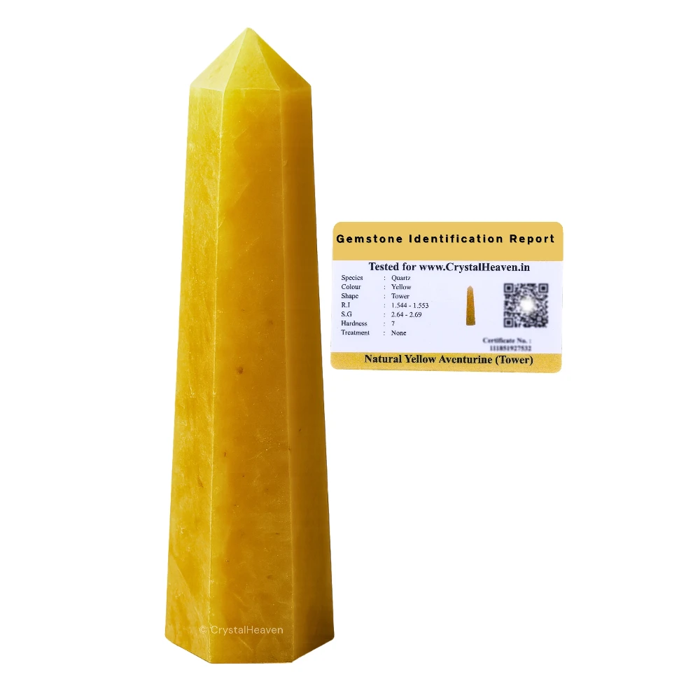 Yellow Aventurine Tower (3" to 4" inch) - Image 2
