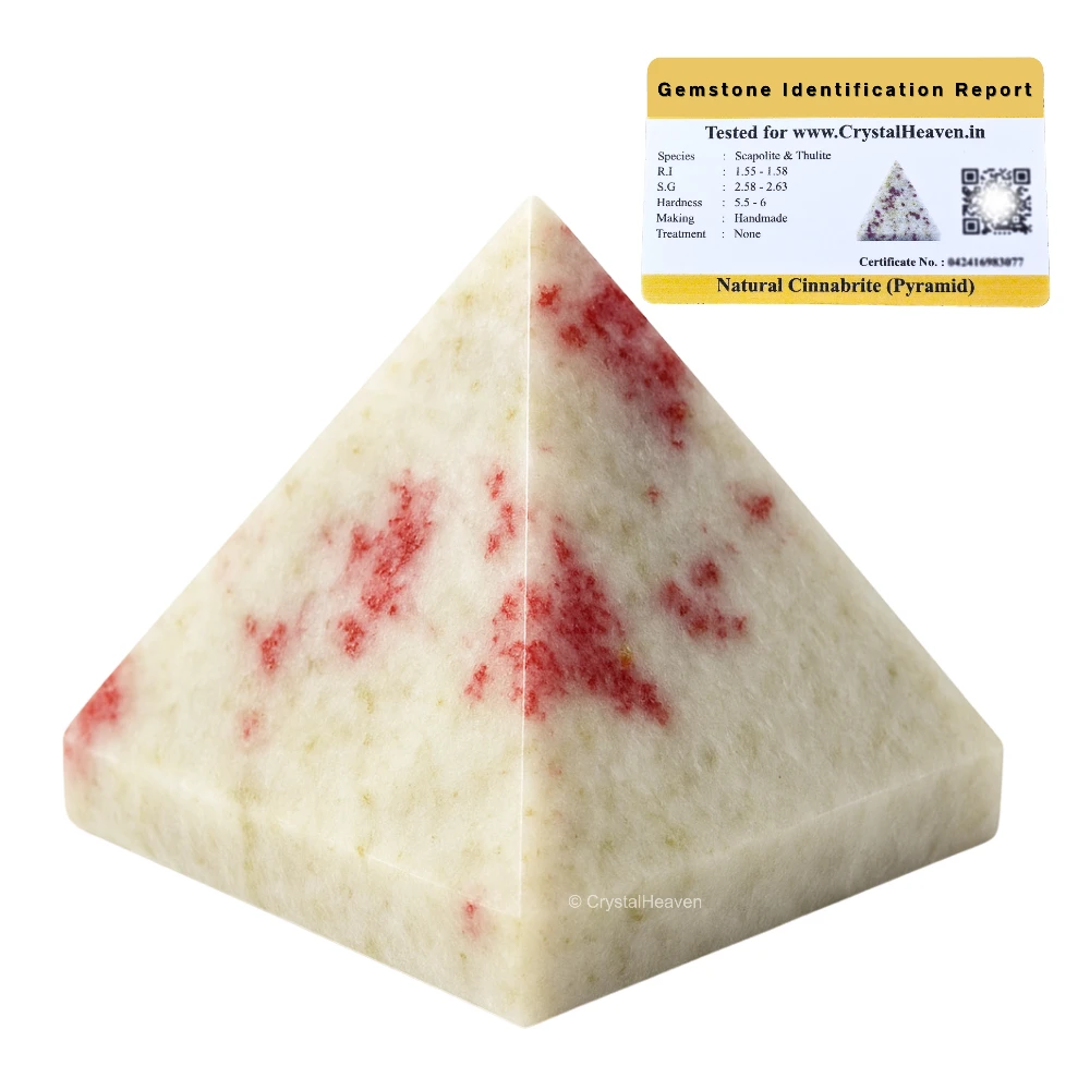 Cinnabarite Pyramid (1.5 Inch) - Image 2