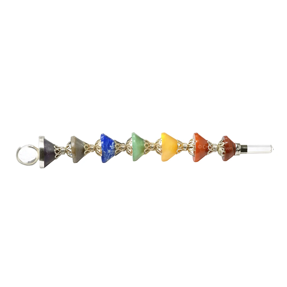 7 Chakra Crystal Cone Healing Stick - Image 2