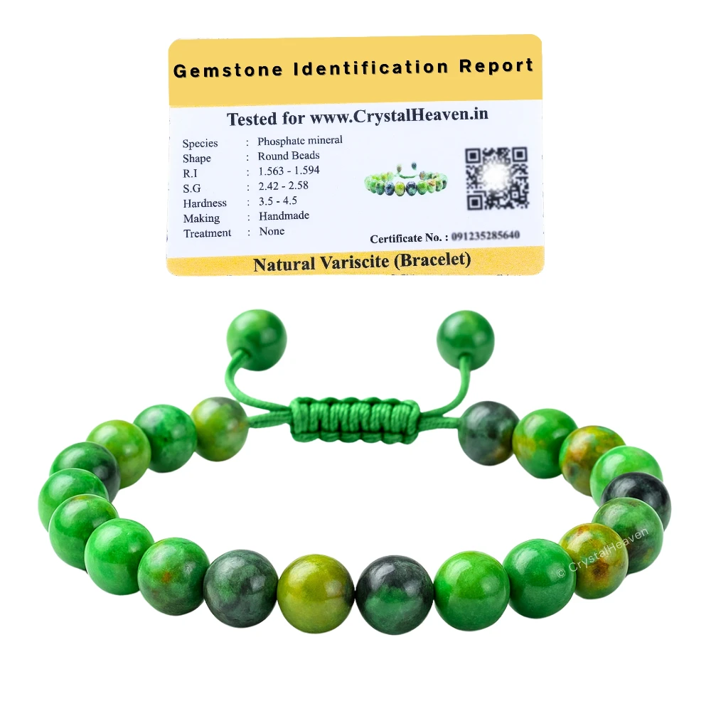 Variscite Bracelet (Adjustable) - Image 2