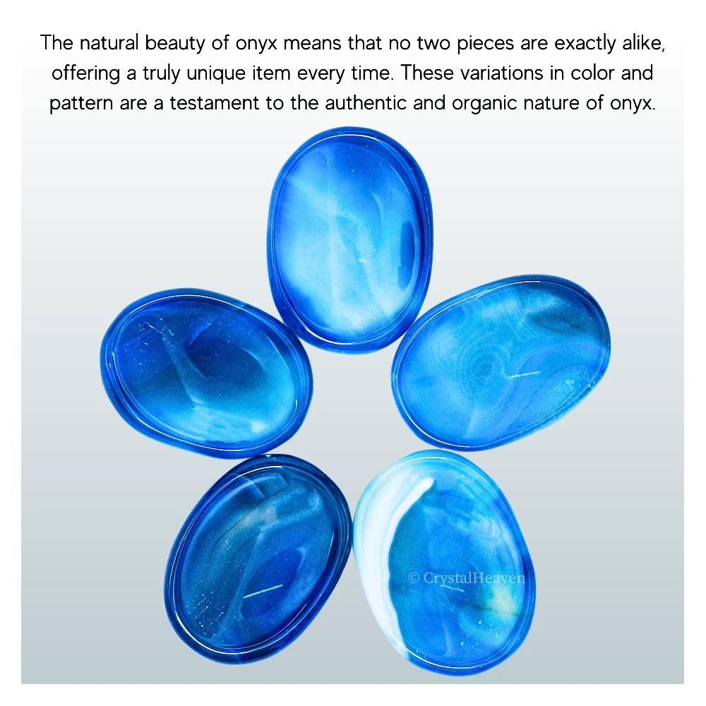 Blue Agate Worry Stone - Image 4