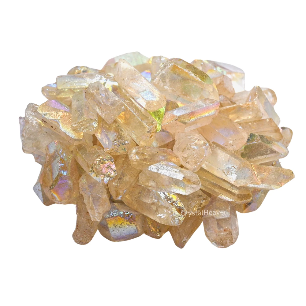 Angel Aura Quartz Crystals Raw Points (2 Pieces) - Image 6
