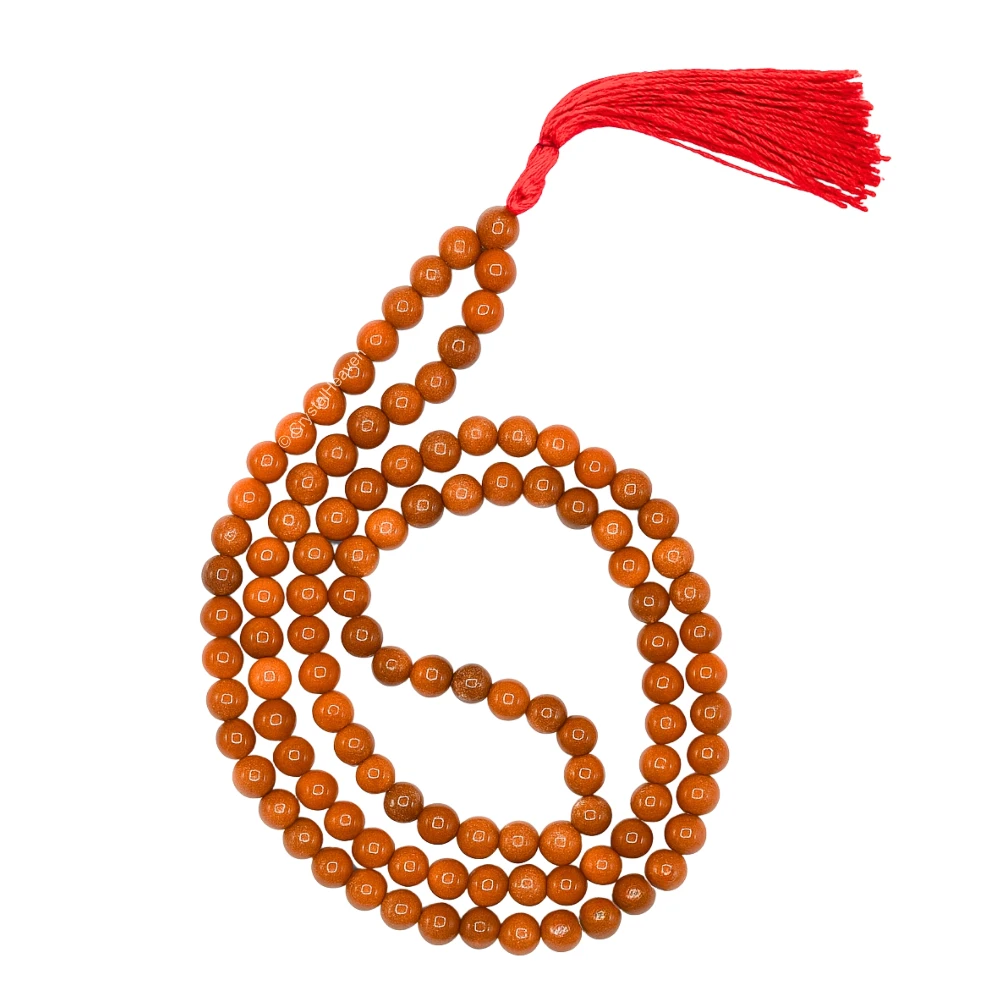 Blue Aventurine Japa Mala (Hand Knotted) - Image 9