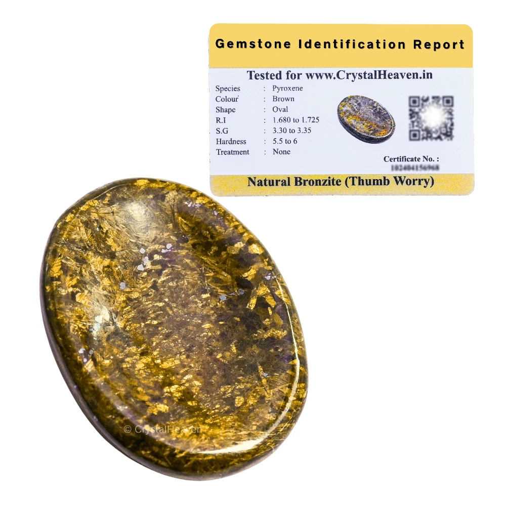 Bronzite Worry Stone - Image 2