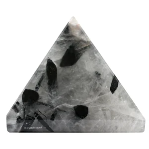 Black Rutilated Quartz Pyramid (2 Inch)