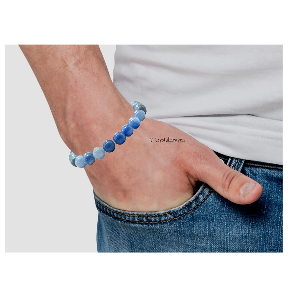 Blue Aventurine Bracelet (Elastic) - Image 6