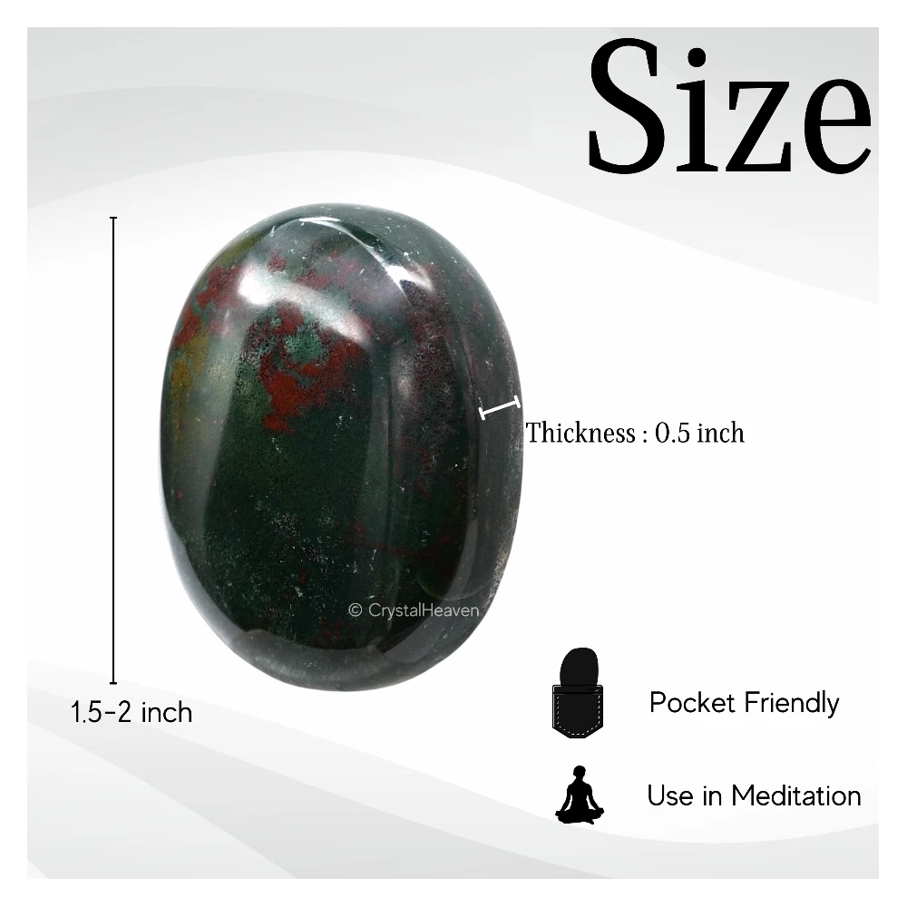 Bloodstone Palm Stone - Image 4