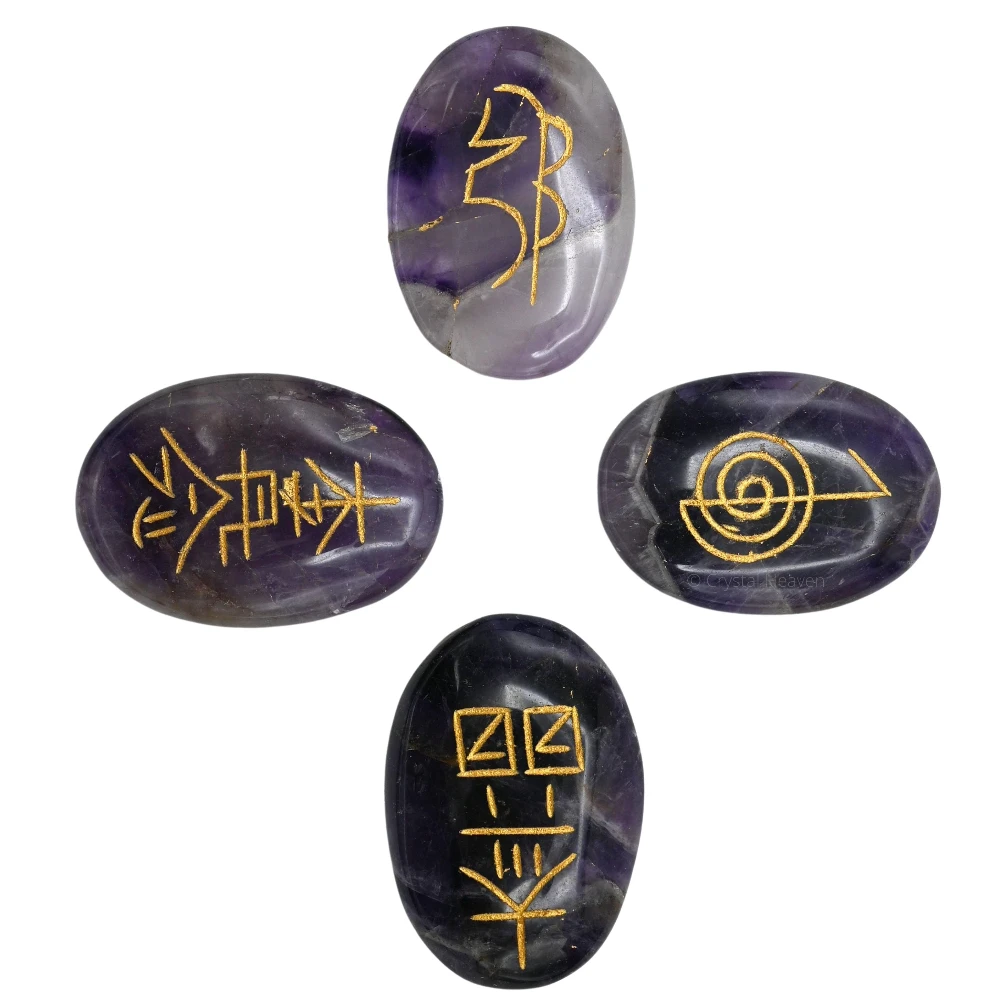 Amethyst Crystal Orgone Pendant - Metatron Cube - Image 8