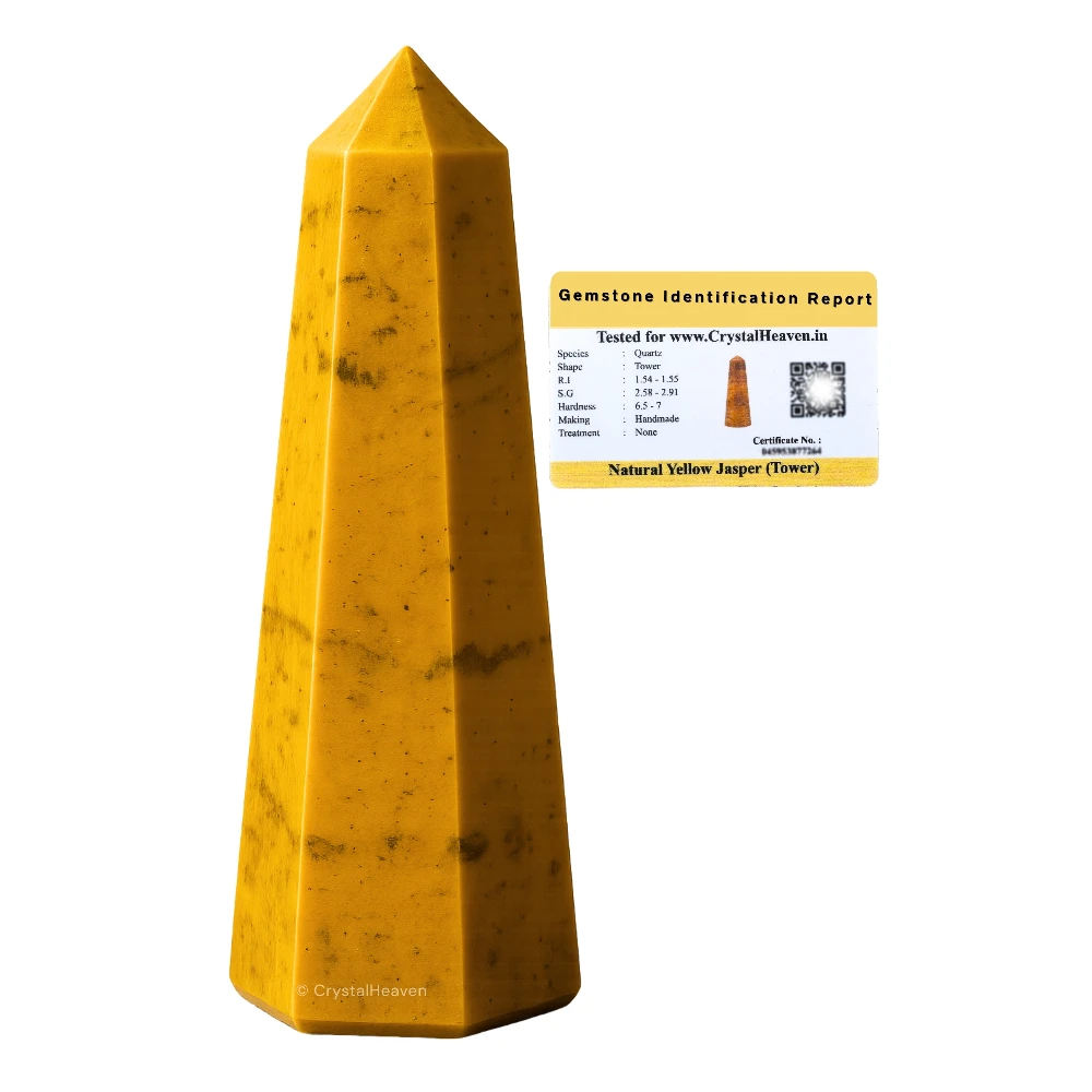 Yellow Jasper Tower (2" to 3" inch) - Image 2