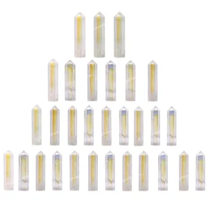 Angel Aura Quartz Pencil Points (Set of 10)
