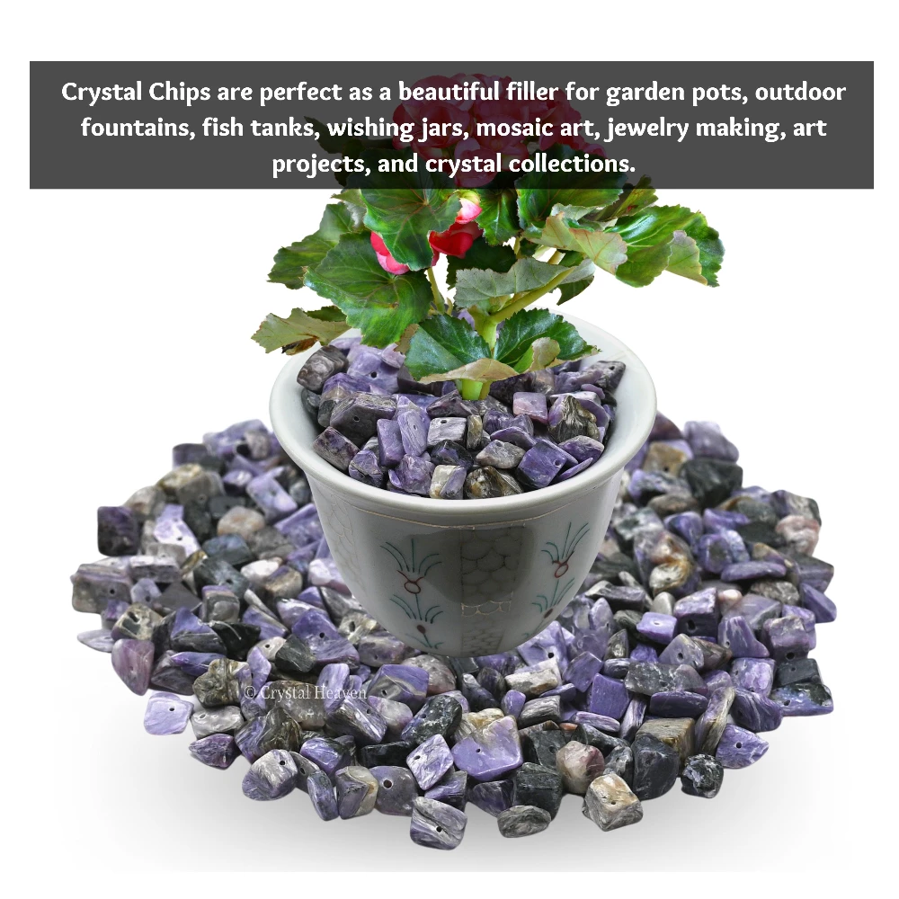 Charoite Chips - Pre Drilled - Image 5