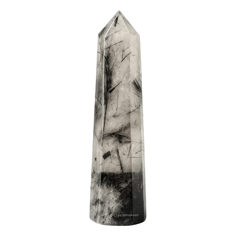 Black Rutilated Quartz Crystal Tower (2" to 3" inch)