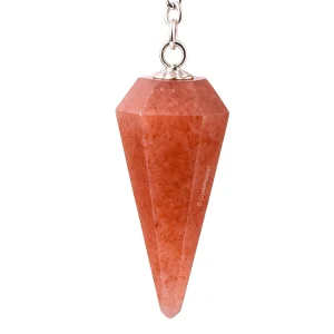 Strawberry Quartz Pendulum