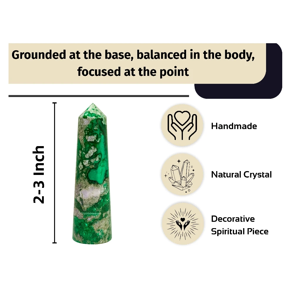 Variscite Crystal Tower (2" to 3" inch) - Image 4