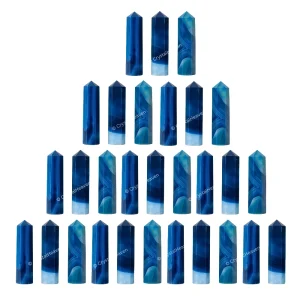 Blue Onyx Pencil Points (Set of 3)