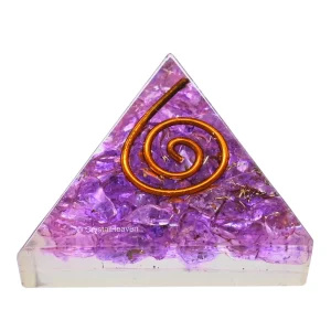 Amethyst Onyx Orgone Pyramid - 30mm