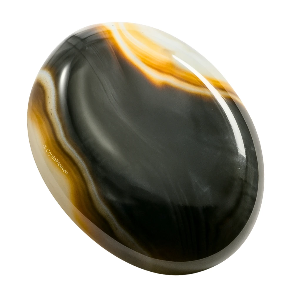 Black Onyx Palm Stone - Image 3