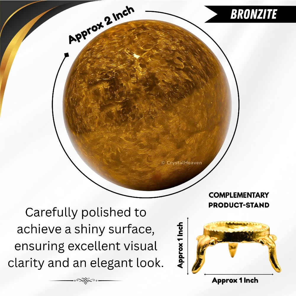 Bronzite Sphere (2 Inch) - Image 3