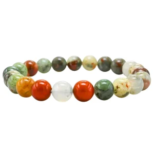 African Bloodstone Bracelet (Elastic)