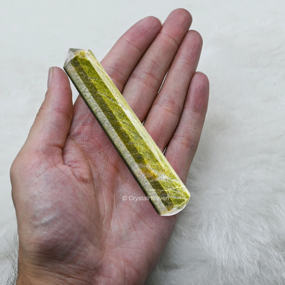 Vesuvianite Wand (Faceted) - Image 4